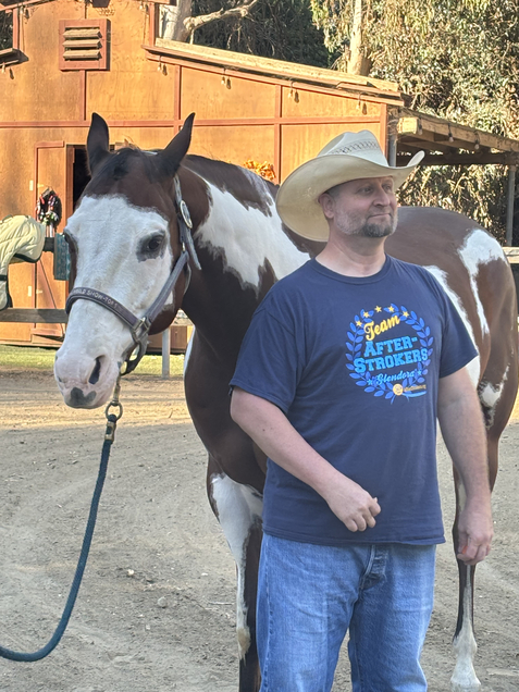 Jason and his horse, Lucky