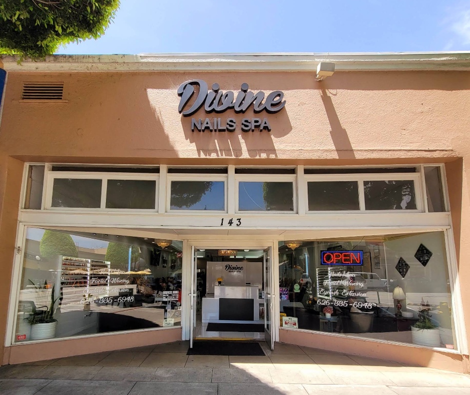Divine Nails is a heavenly place to drop off your tennis shoes