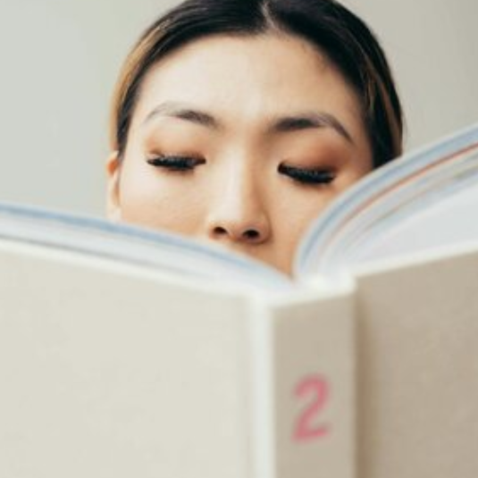 Young woman reading